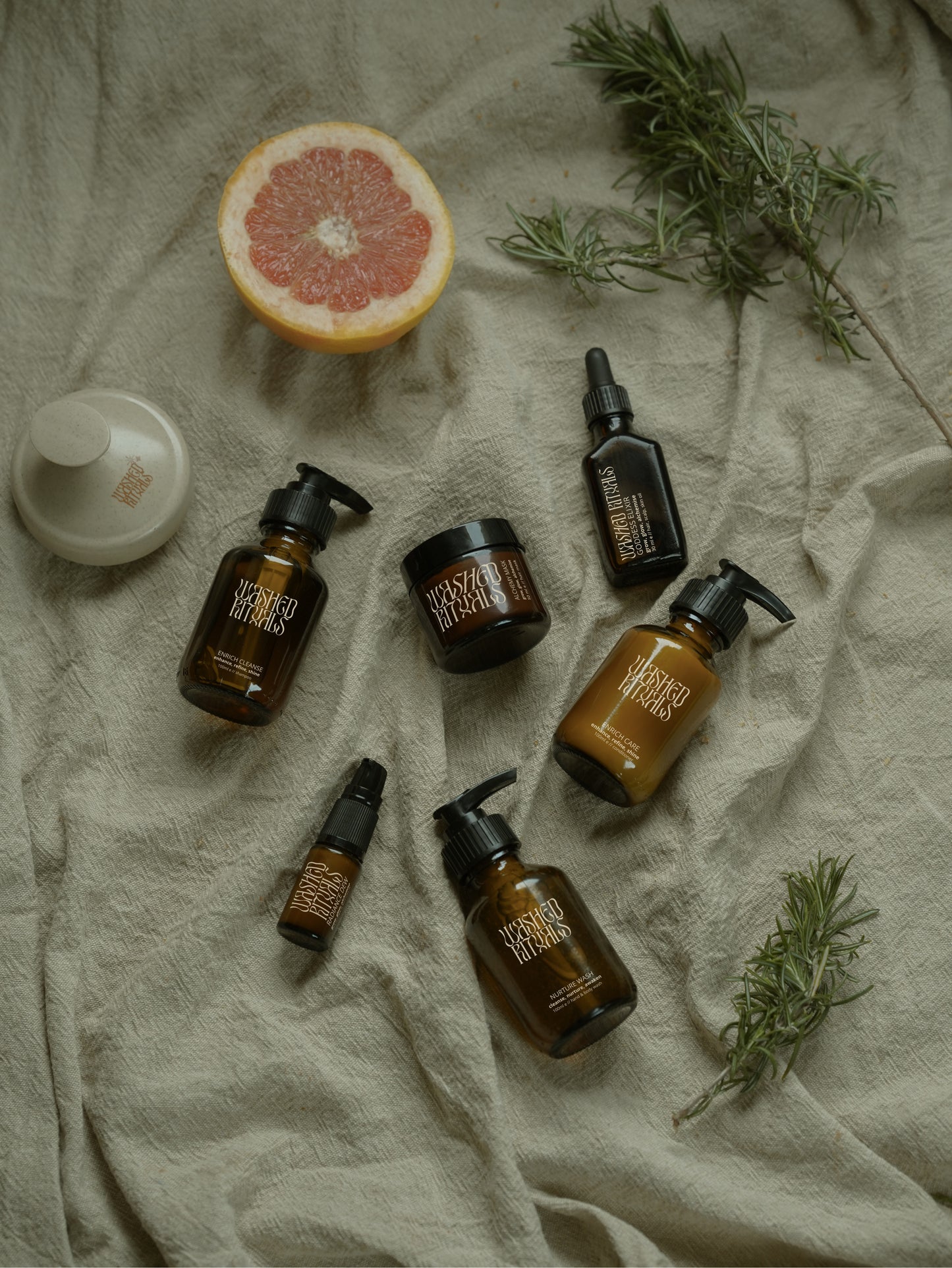 Washed Rituals DISCOVERY pre-release (6 x 100ml in forever bottles)