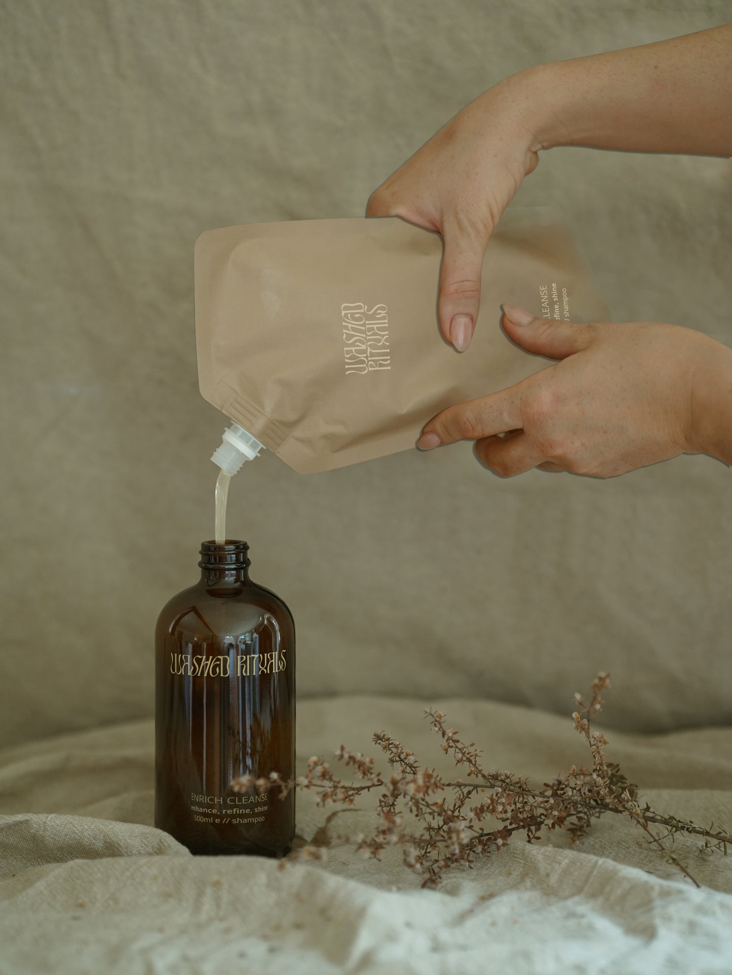 Enrich Cleanse (1 x 500ml shampoo in forever bottle)