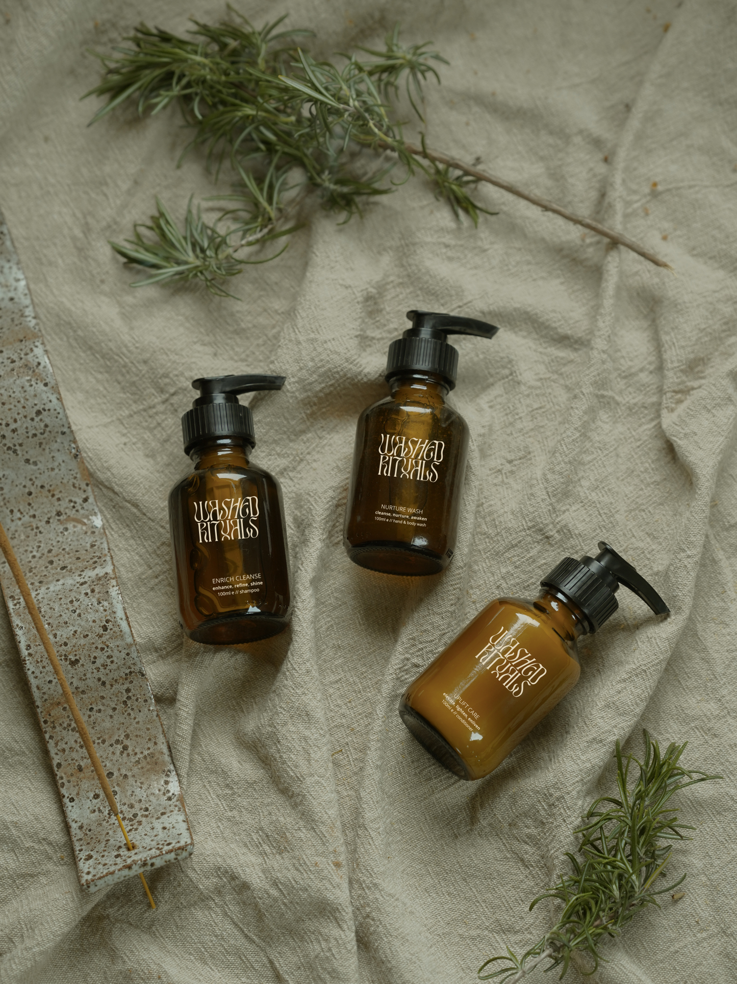 Washed Rituals DISCOVERY pre-release (6 x 100ml in forever bottles)