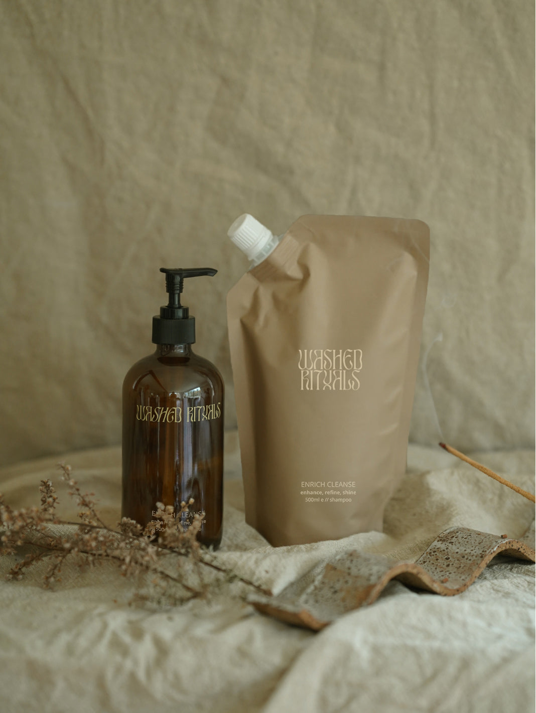 Enrich Cleanse REFILL (500ml shampoo refill pouch)